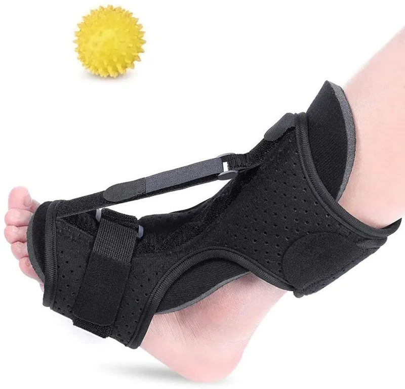 

Adjustable Rehabilitation Orthotic Plantar Fasciitis ankle support Foot Drop Brace, Black