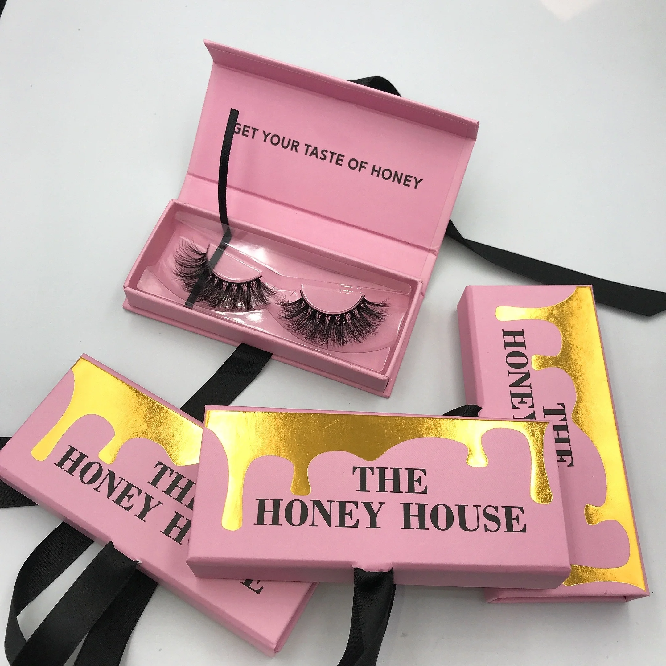 

5d 100% real mink eyelashes vendor private label square empty luxury false eyelash box packaging custom eyelash packaging box