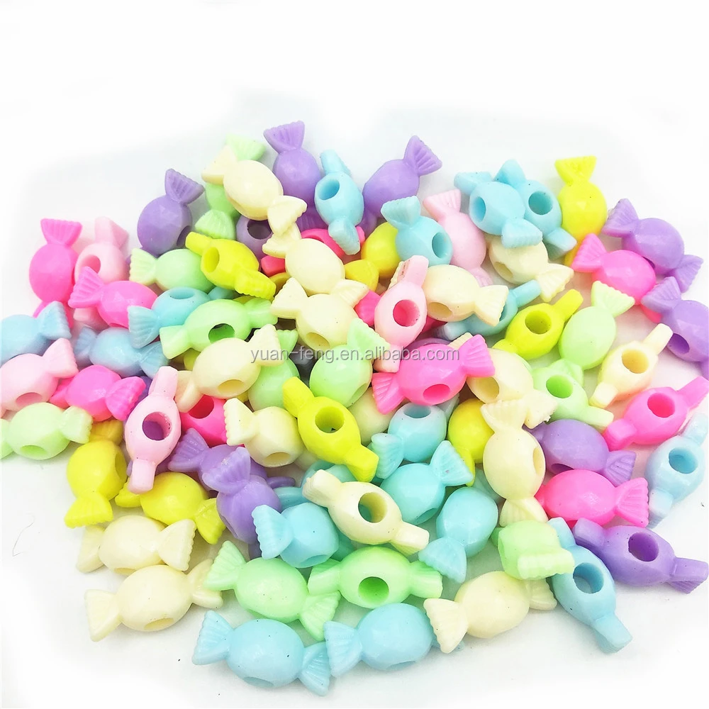 

YF 10x24mm Candy Acrylic 5mm Hole Beads for DIY Necklace Bracelet Jewelry Making