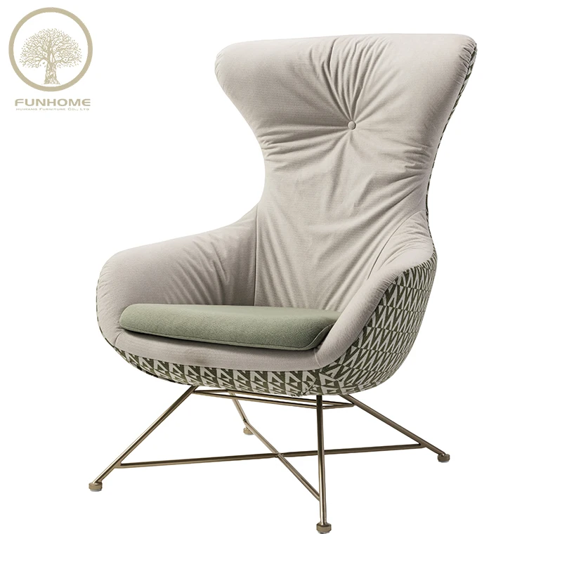 

design furniture high back living room butterfly chair, Green
