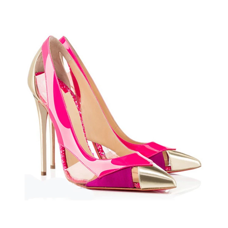 

sexy wholesale women dress shoes heels Stiletto women high heel shoes chaussures femme, Black ,pink,grey,red