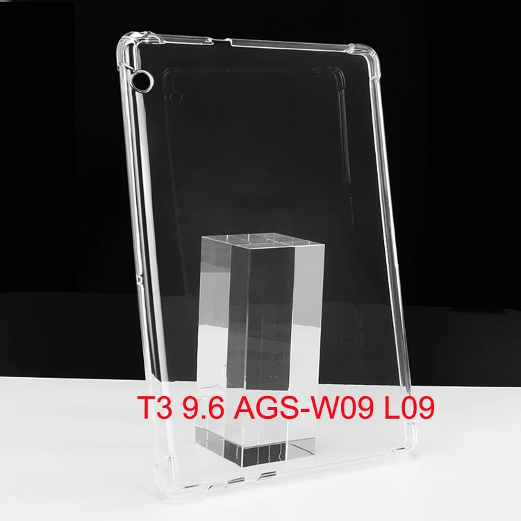 

Heavy Duty Airbag Design Shockproof Soft TPU High Clear Transparent Tablet Back Cover Case For Huawei T3 9.6 AGS-W09 L09