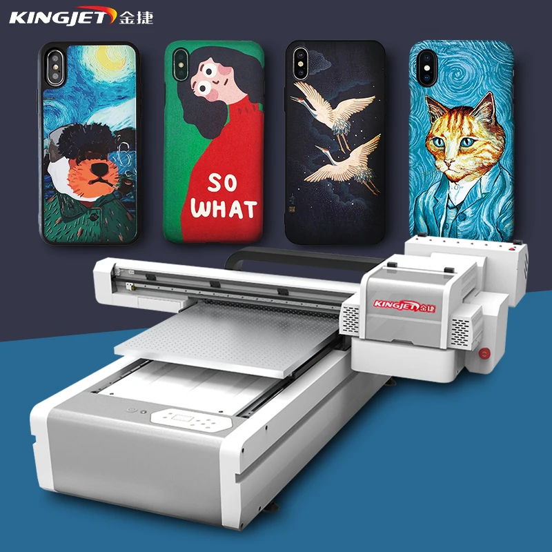 6090 cm uv flatbed printer 6 color Digital inkjet plotter uv mini led uv printing machine for ceramic phone case glass wood