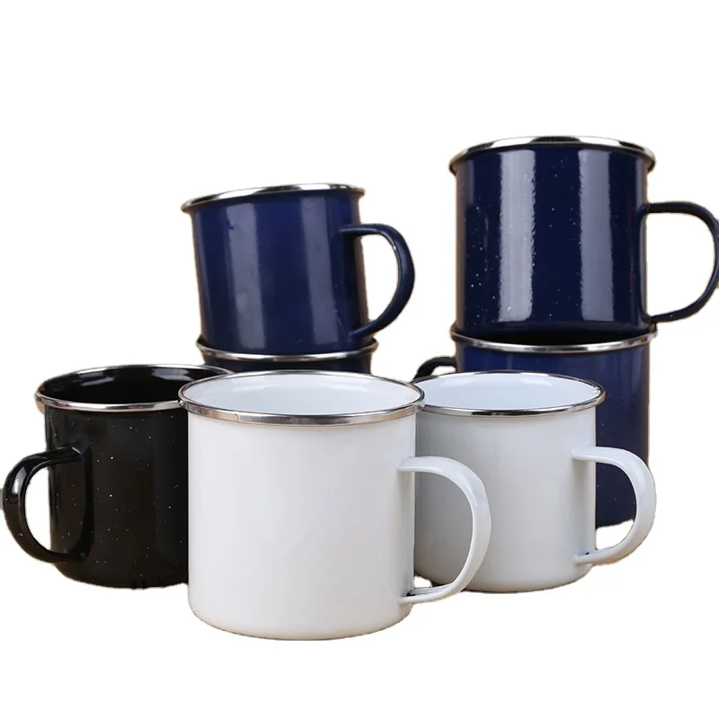 

Top Sale New Arrival enamel mug enamel cup mug enamel, Customized colors acceptable