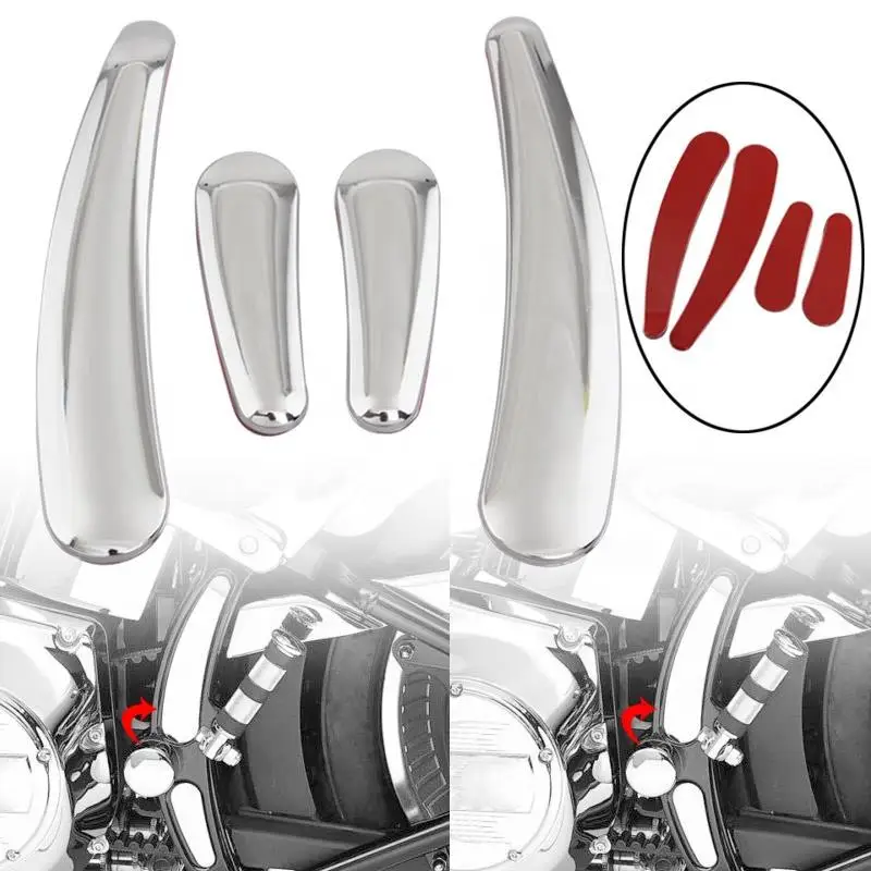 Chrome Motorcycle Curved Swingarm Frame Inserts Fits For Harley Softail Heritage Springer Deluxe Bad Boy Fat Boy FLSTF 1990-2007