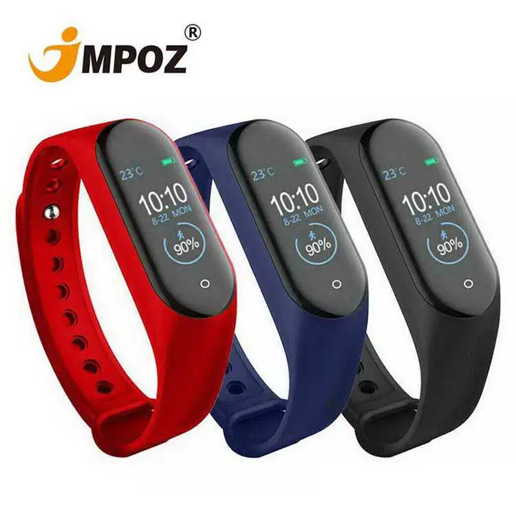 

smart watch waterproof latest 2021 sport fitness bracelet wristband women men smart watch M4 Fitness Tracker Band smart watch