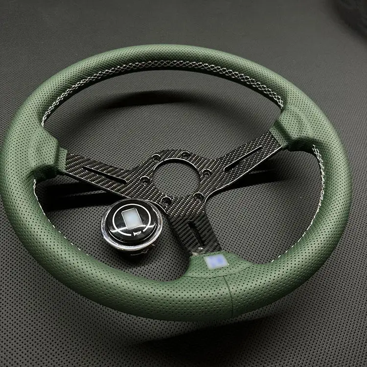 2024 Hot new carbon fiber bracket steering wheel car modified with high-quality steering wheel