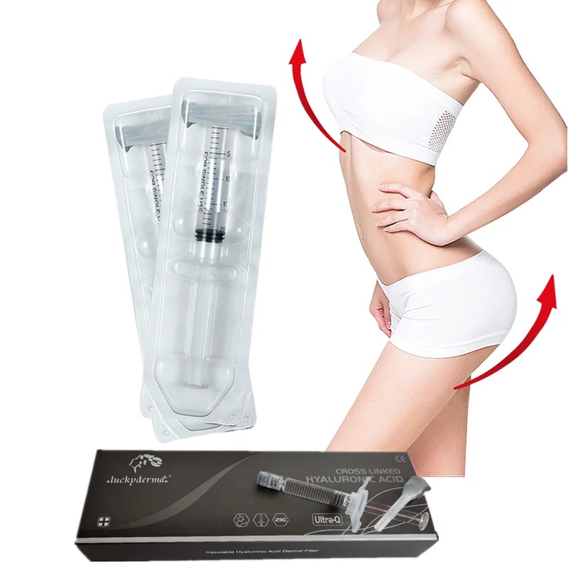 

10ml 20ml 50ml 100ml breast firming penis enlargement dermal filler hyaluronic acid injection price, Transparent