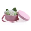 Custom Flower Package Luxury Round Box Flower With High Quality