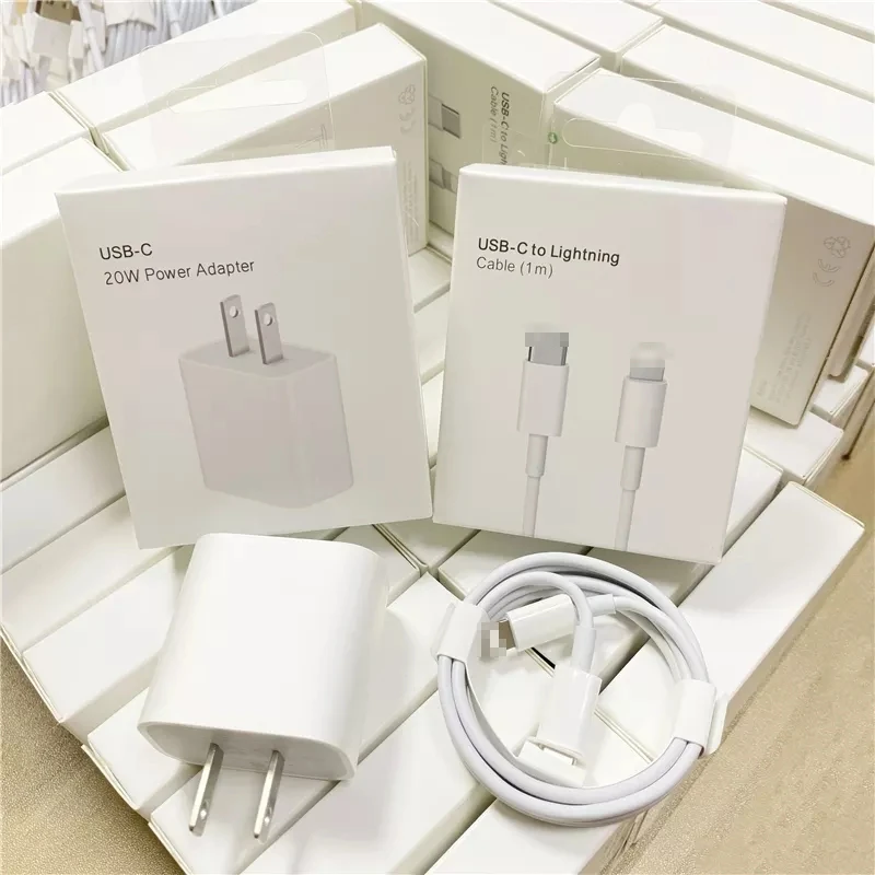 

PD 20W charger USB-C original Adapter For iPhone 13 12 pro max Fast Charger EU US Plug 20w usb-c wall charger