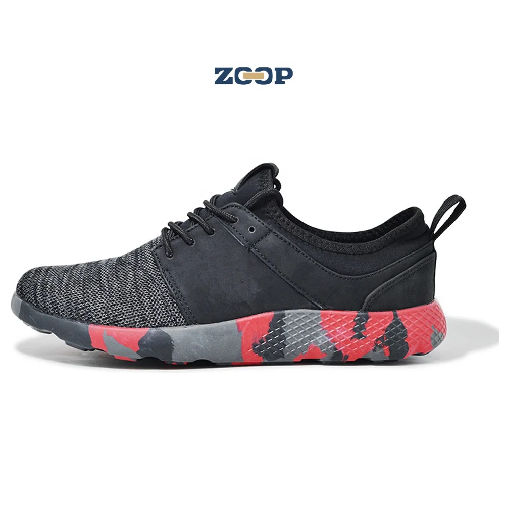 

Casual sports shoes breathable red camouflage designer fashion sneakers for men, Grey