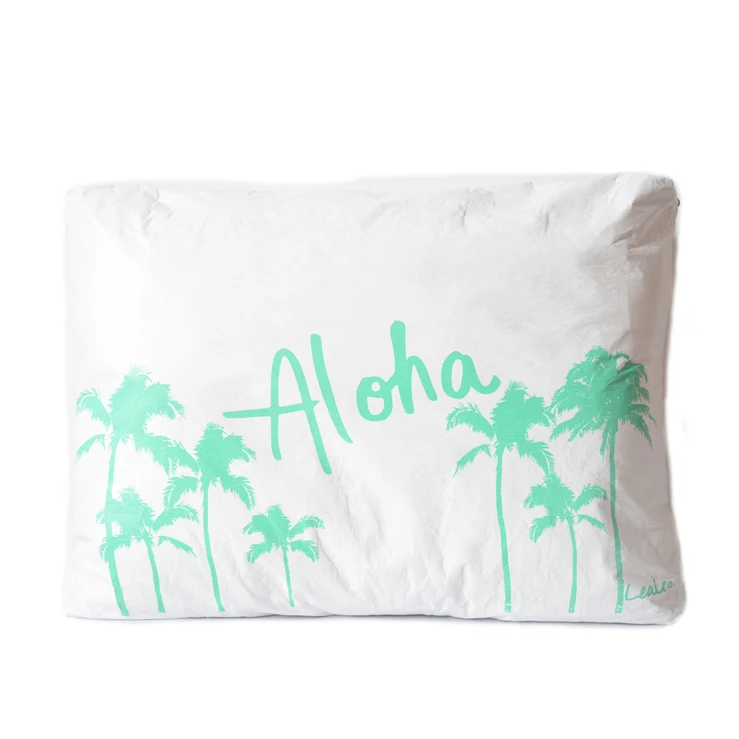 

Large Aloha Tvyek Makeup Bag Lightweight Palm Trees Printed Cosmetic Bag Pure Color Cold Fashion Waterproof Storage Bag, 4 colors