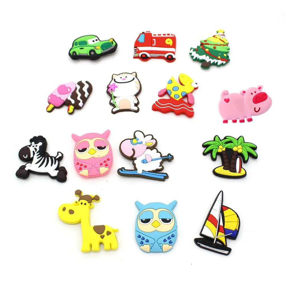 

custom animal cartoon wooden polyresin fridge magnet, White,custom