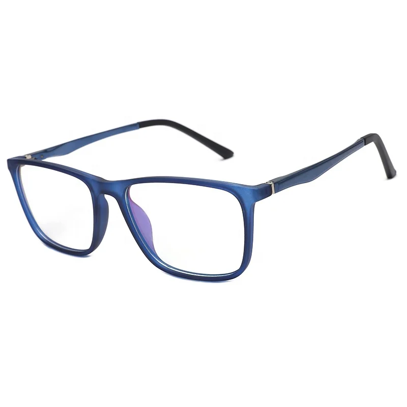 

2019 promotional high quality square TR90 frame blue light men optical glasses, 5 colors