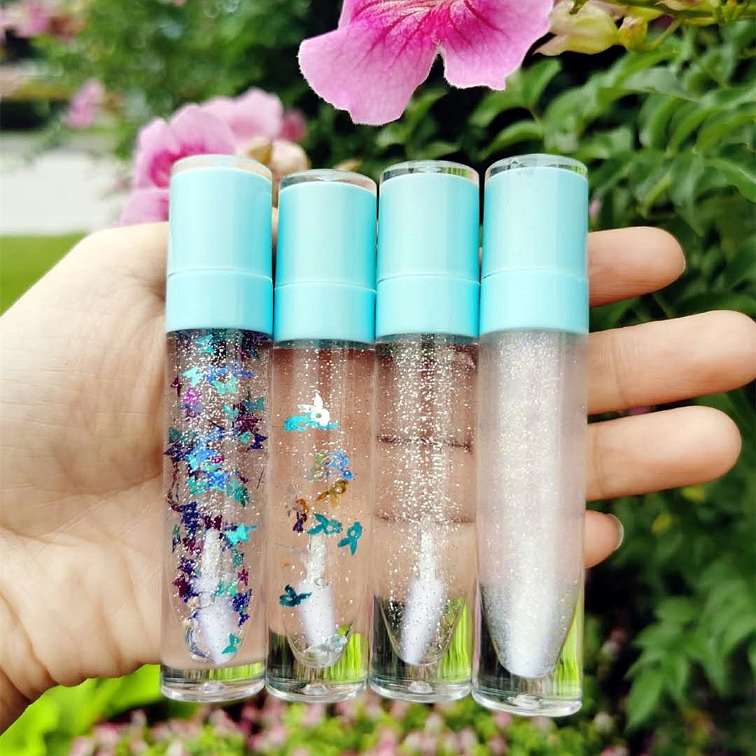 

Private Label Custom Wholesale Natural Clear Magic Cute Base Shiny Glossy Vegan Cosmetics Moisturizing Lip Gloss