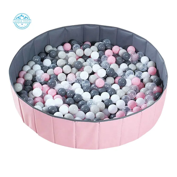

A08001 2021 Custom Eco friendly High quality toddlers round other toys foldable baby ball pit pool, Customized color option