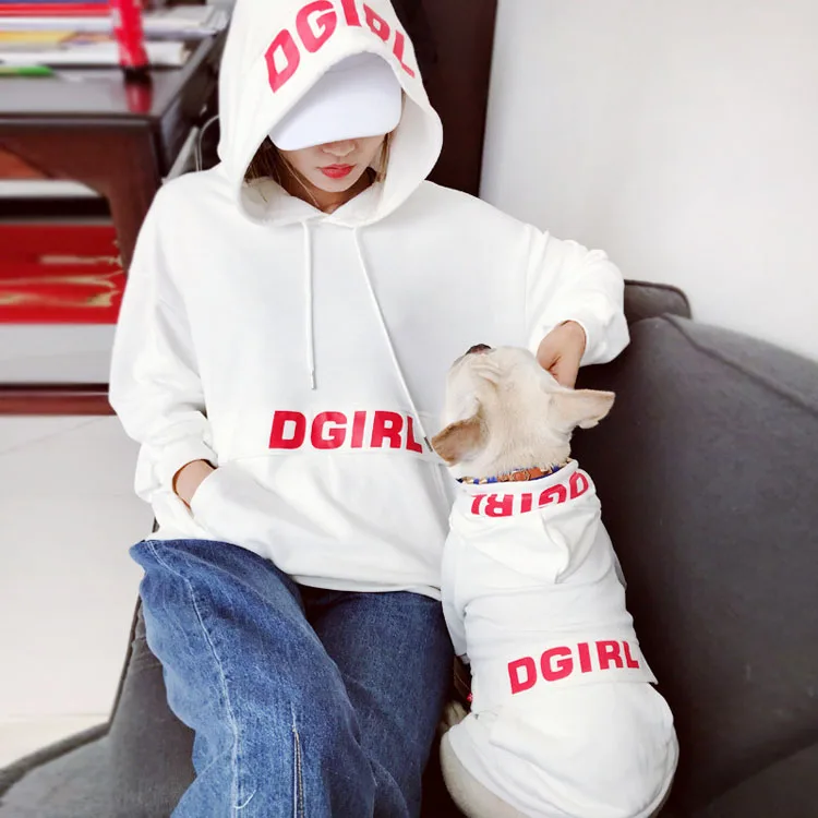 Cool Matching Dog And Human Clothes,French Bulldog Dog Clothes Hoodie