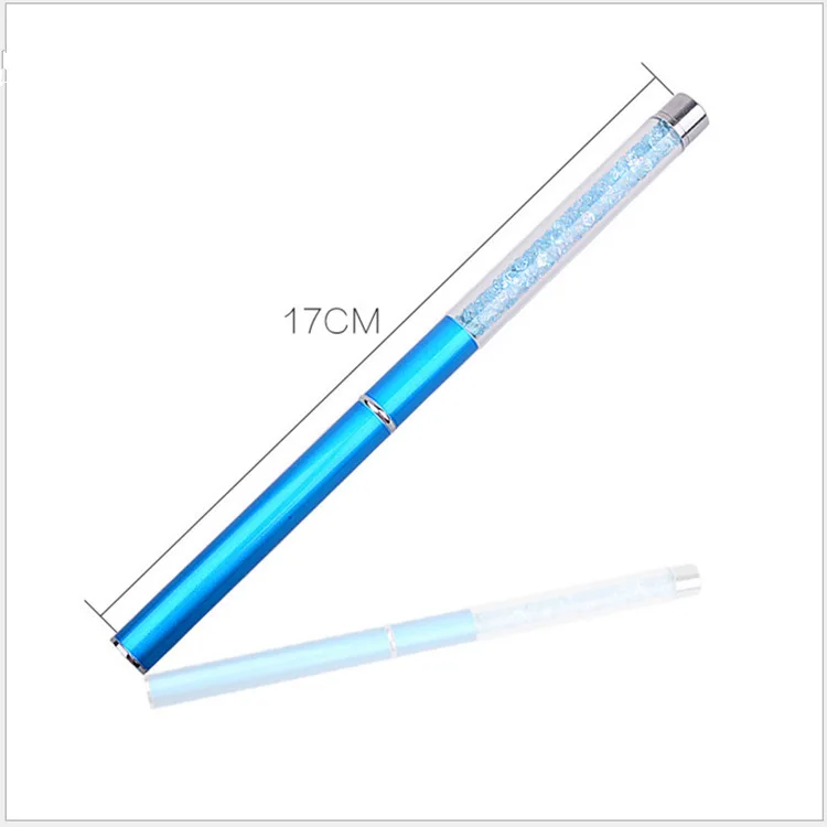 

Nylon Hair Nail Gel Brush Acrylic Handle Handle Glitter Gel Nail Brush, Picture