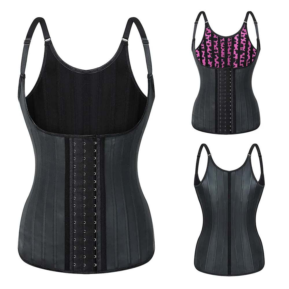 Best Selling Women's 25 Steel Boning Corset Top Colombian Waist Lumbar Back Pain Outfit Shaper Vest 1 Piece MOQ
