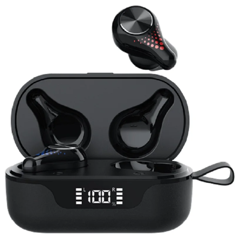 

Amazon hot selling Wireless Earphone Bluetooth 5.0 TWS Earbuds with LED Display
