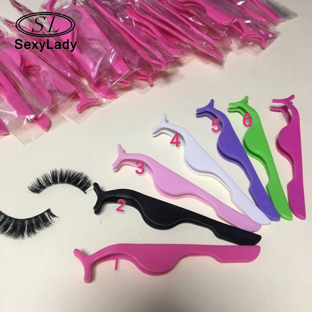 

Colorful eyelashes tweezer,wholesale lashes plastic tweezers
