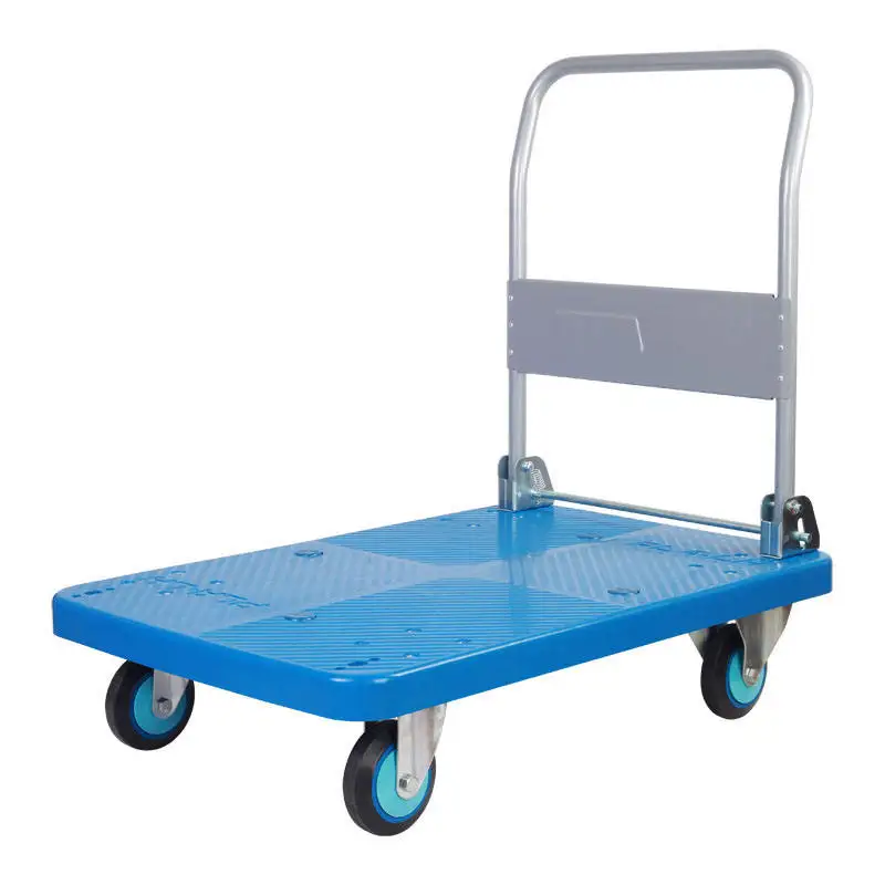 

Uni-Silent 300kg Heavy Duty Warehouse Transport Foldable Platform Hand Trolley High Load Hand Cart Tools US300R-DX