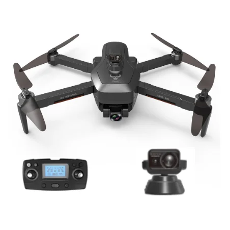 

HOSHI SG906 MAX Mini Drone UHD 4K Camera EVO Obstacle Avoidance WIFI FPV 5G GPS Quadcopter Three-Axis Gimbal Helicopter RTF Toys, Black