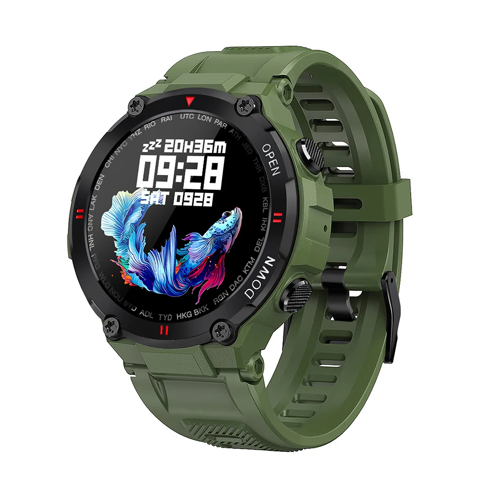 

K22 Smart Watch Men Sports Fitness Tracker Phone Call Watch Face Custom Smart Phone Watch Waterproof Smartwatch 400mah