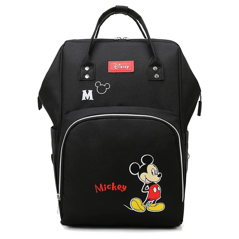 

2021 new cartoon mother-and-baby backpack backpack printing Mickey multi-functional large capacity Leisure bag, As picture shows