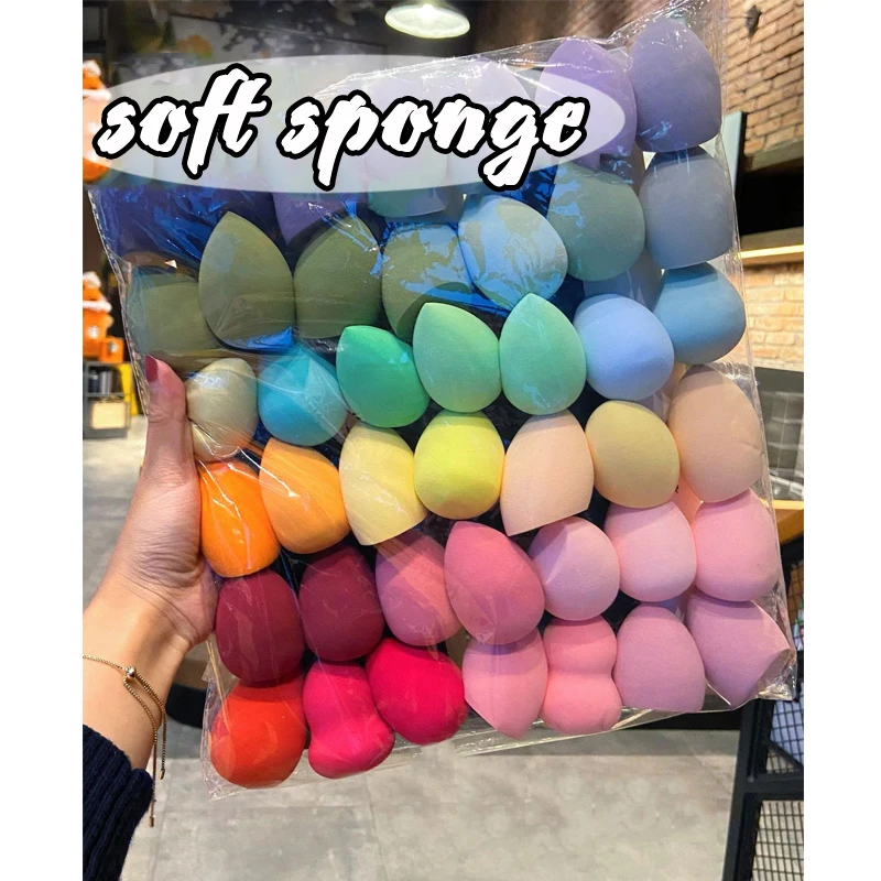 

Hot sale wholesale latex free diamond concealer makeup blender sponge with different colors