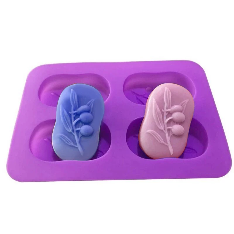 

4Cavity Purple Angel Decorating Handmade Candle Mold For Wedding Birthday Party Soap Aroma Craft Gifts Mould