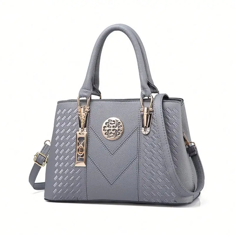 

2020 Ladies Fashion Designer PU Leather Shoulder Hand Bags Luxury Tote Handle Satchel Purses Handbags