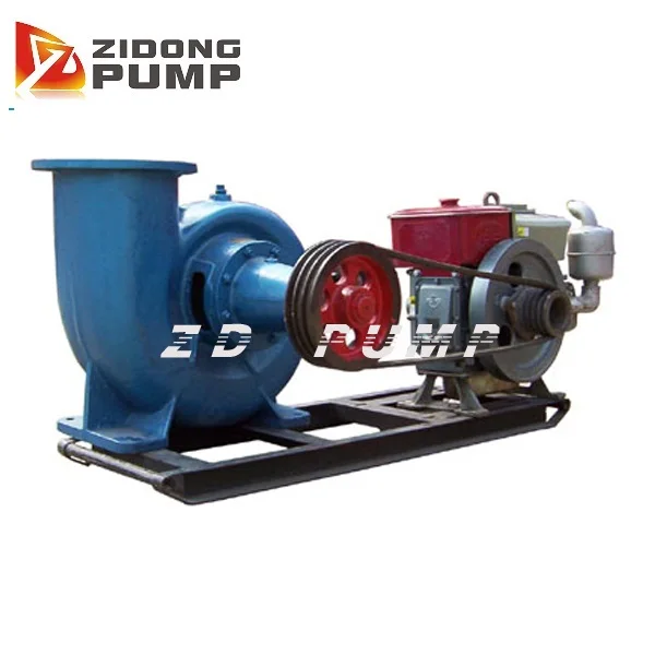 Horizontal 20HP Mix Flow Diesel Engine Water Pump with Mobile Trailer -  China Mix Flow Pump, Horizontal Pump