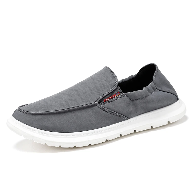 

2020-2 Wholesale Autumn Grey Lightweight New Shoes Canvas Shoes Men Running Shoes