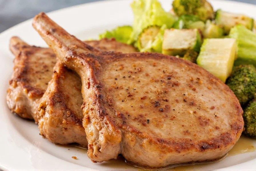 Kitchen tools for cooking pork chops