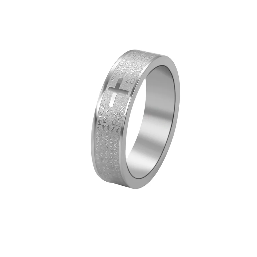 

R-143 Xuping jewelry simple style cool and versatile style stainless steel material neutral ring