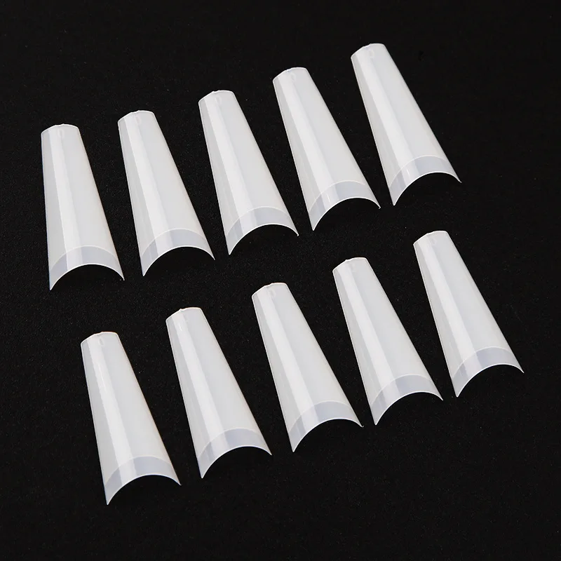 

2020 Wholesale 500pcs/bag Nails False Artificial Fingernails high quality coffin false nail tips, Natural and clear