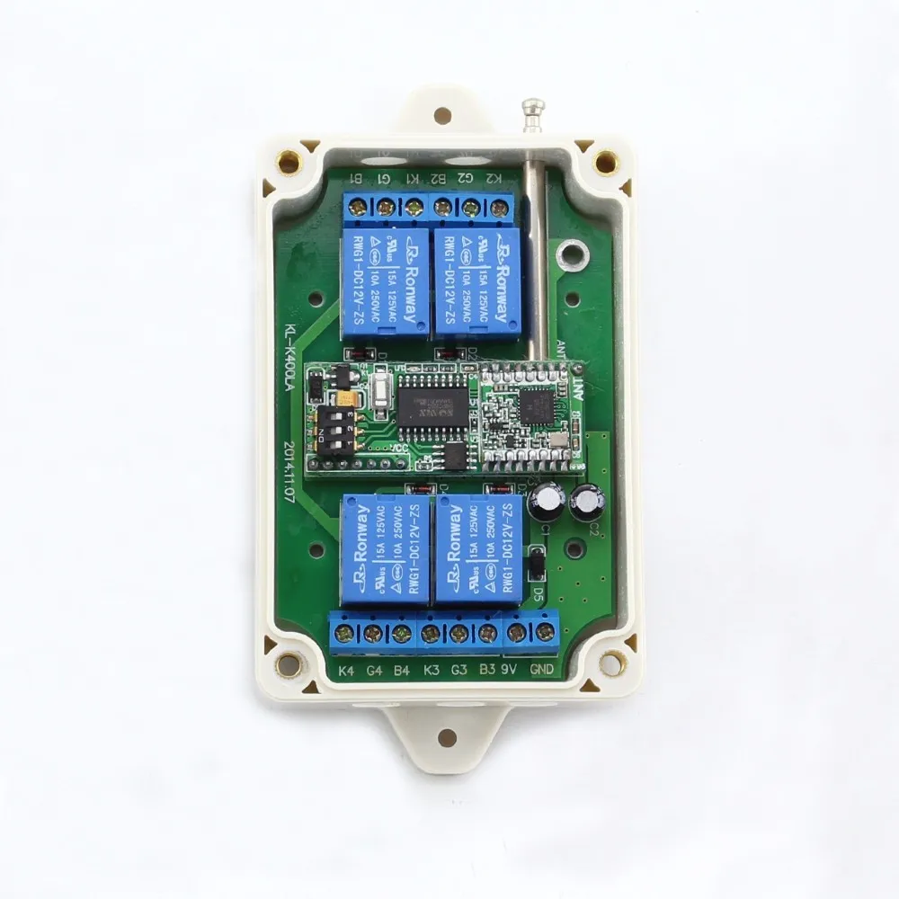 433MHz 5KM Remote Controller control switch for Electric Gates Doors KL-K400LA-4CH
