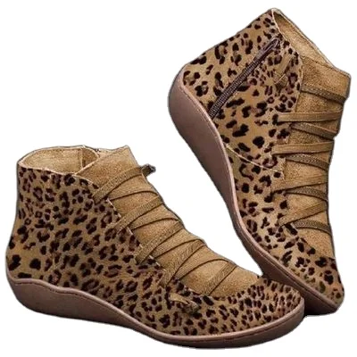 

European and American boots Autumn winter 2020 new women's boots large size casual ankle boots, As shown in figure