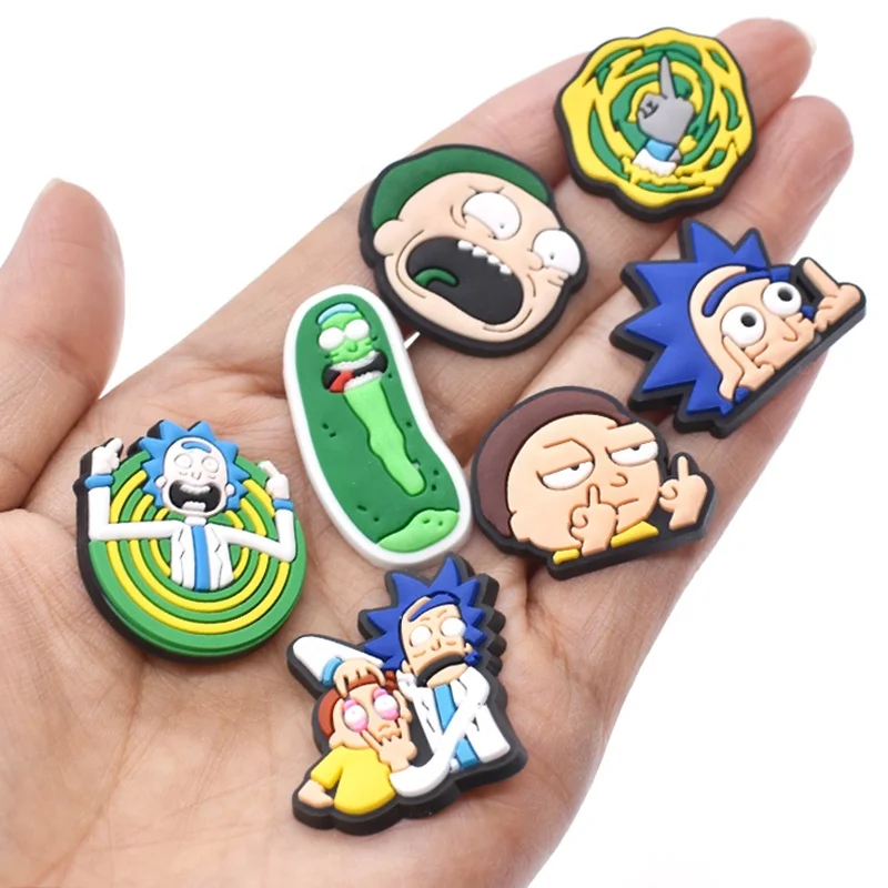 

Rick shoe charms wholesale wristband bracelets crog shoe charms shoe accessories, As pictures