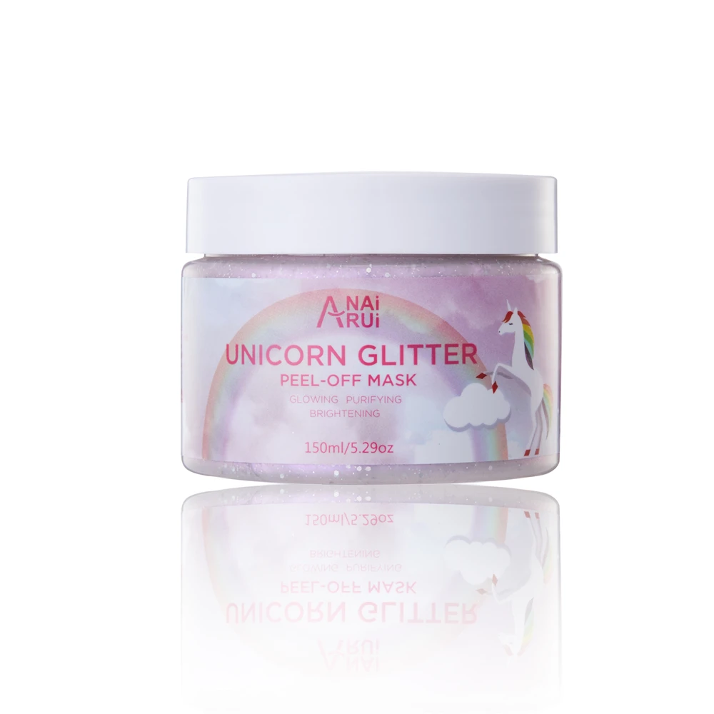

OEM Customized Anti-Wrinkle Whitening Rainbow Glitter Peel Off Facial Mask