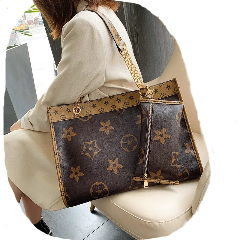 

Wholesale European and American fashion luxury brand designer high grade single shoulder bag large capacity women's handbag