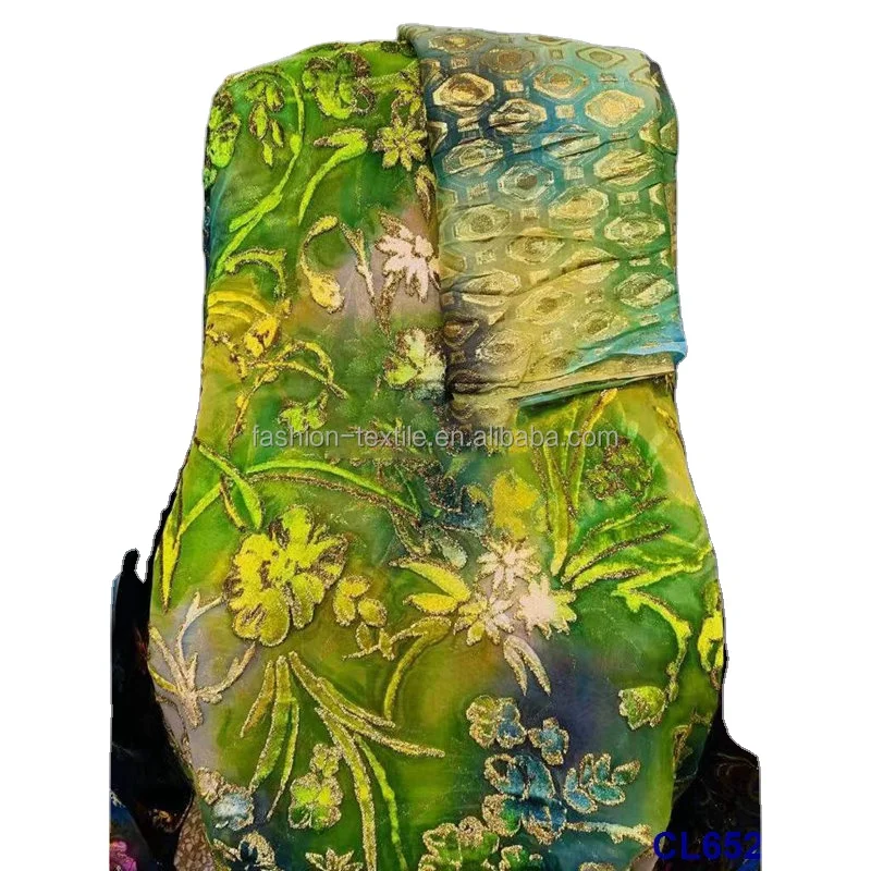 

real silk with golden lacer cut velvet luxuyr fabric, White,silver;pink as photos