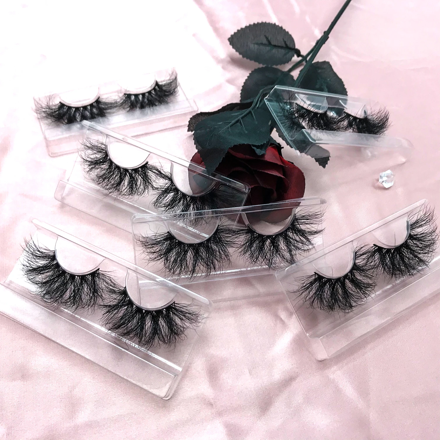 

2021 new arrivals 27mm eyelash vendor customized boxes 25mm mink eyelash bulk lasheswholesale vendor