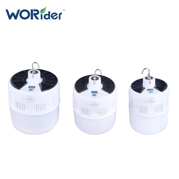 

Rechargeable Solar Led Light Bulb Emergency With Charger