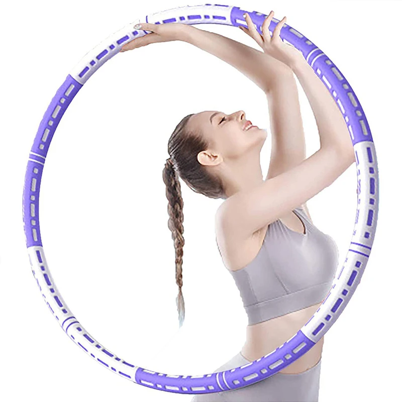 

Fitness Equipment Weight Loss Foam Detachable Stinless Steel Smart Hula Hoops Counter Hula Hoops With Weight, Customized color