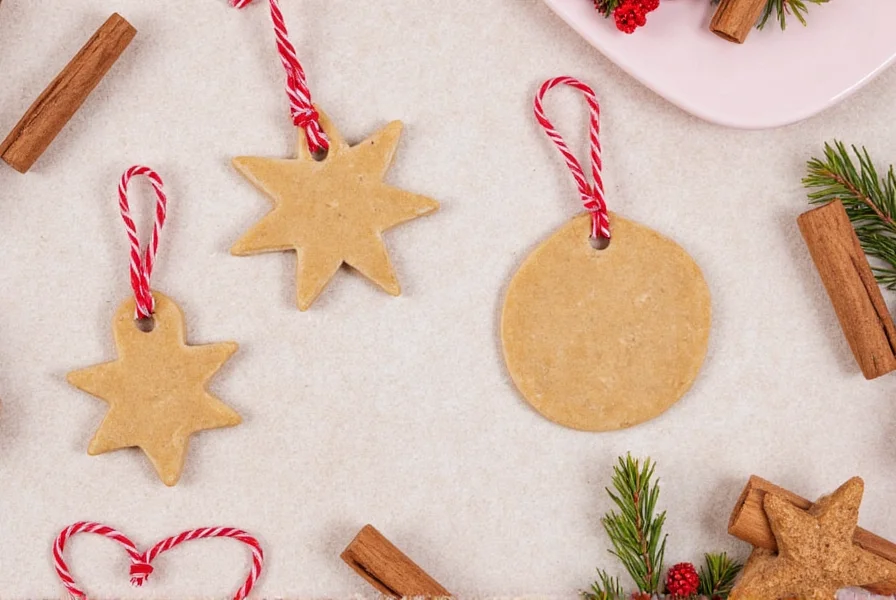 cinnamon dough ornaments