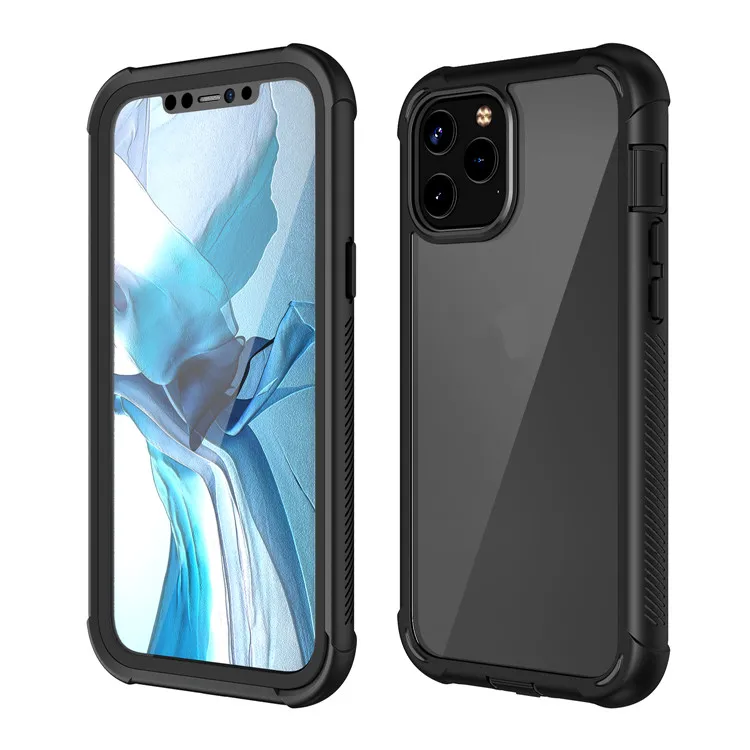 

High quality transparent phone back cover anti fall shockproof cell phone case for iPhone 12 pro max