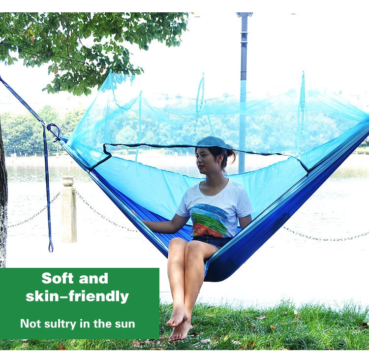 

Mosquito net tree camping hammock double person