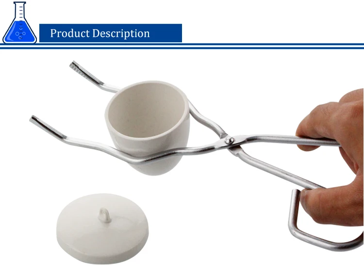 Professional Grade Crucible Tong Laboratory Holder Crucible Tong